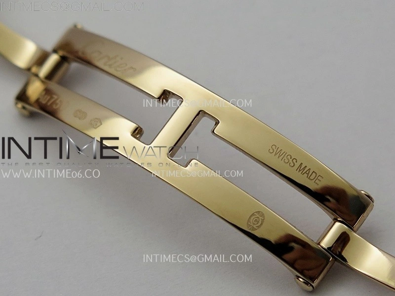 Tank Francaise Ladies 21.2mm Diamond Bezel RG 8848F 1:1 Best Edition Silver Dial on RG Bracelet Ronda Quartz V2